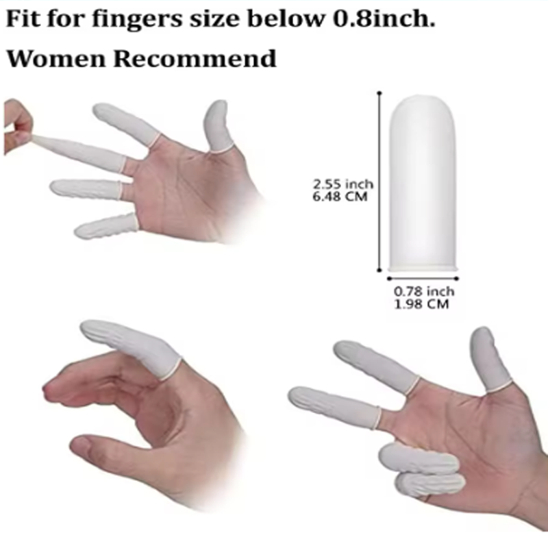 Disposable Latex Finger Cots P - Latex Disposable Glove recension och pris