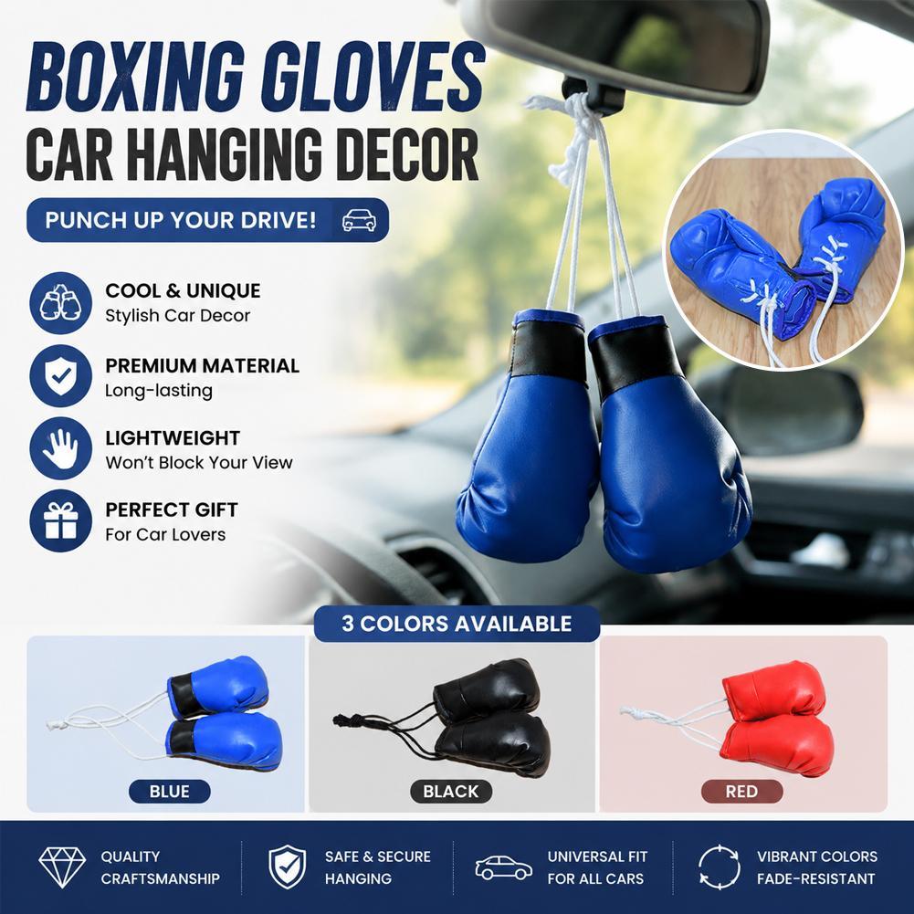 Mini Boxing Gloves Car Rearvie - Leather Driving Glove recension och pris